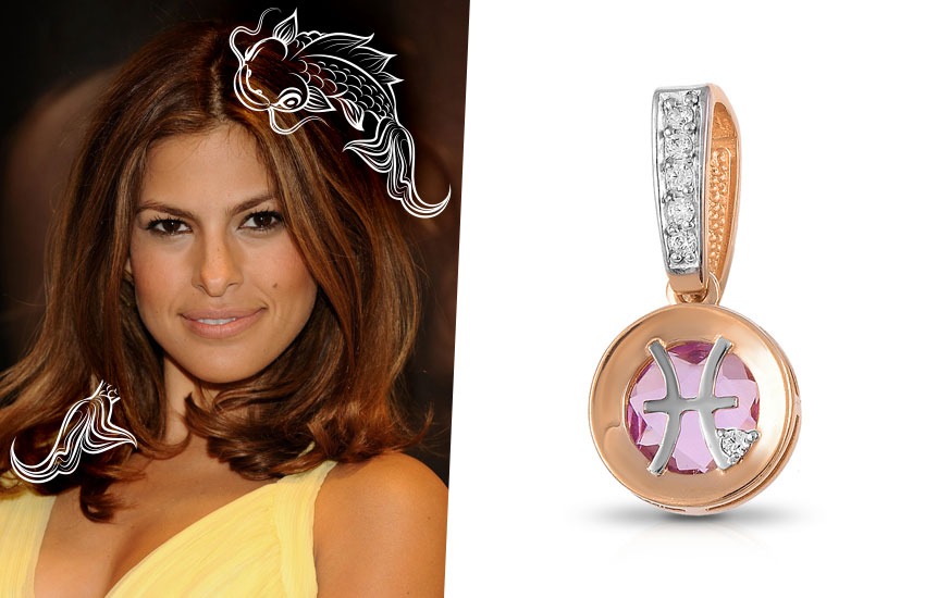 Ева Мендес гороскоп звезды цитаты Рыбы подвеска знак Зодиака