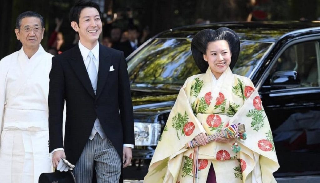 Японская принцесса вышла замуж
