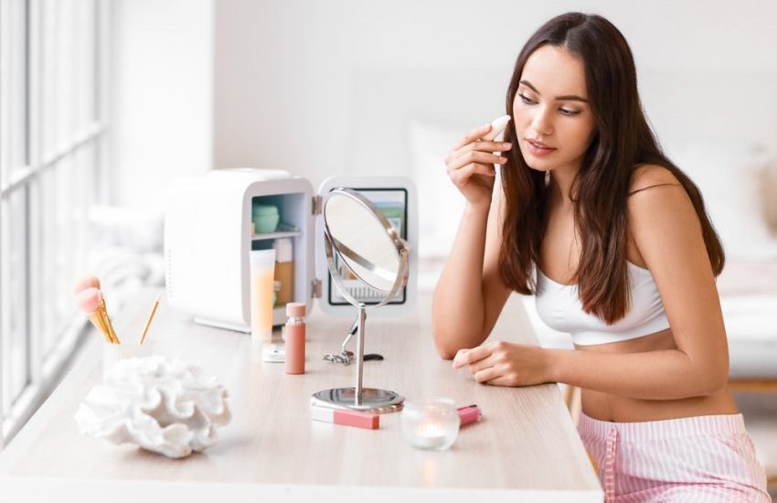 красота, уход за собой, макияж, утро, бьюти, лайфхаки, советы визажиста, косметика, быстрый макияж, 585 золотой