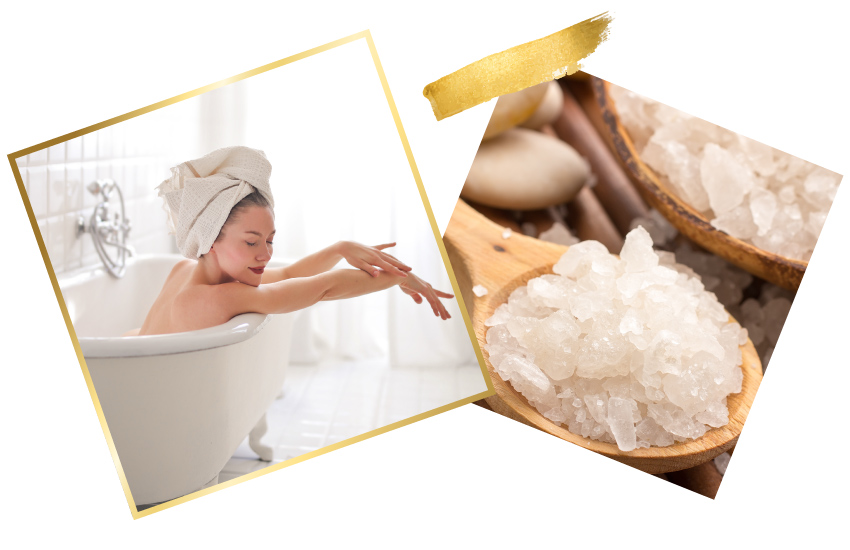 ванная, соль, привычки, уход за собой, бьюти, здоровье, советы