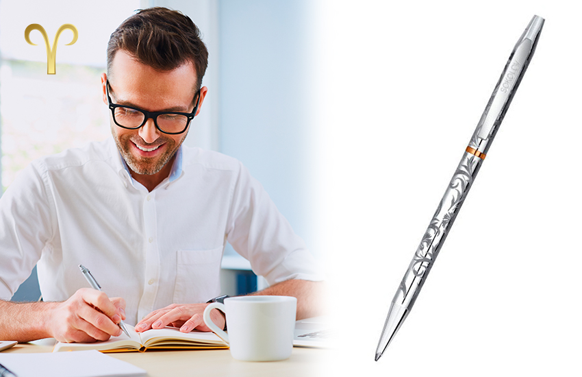 Овен, ручка, 23 февраля, подарки, знаки зодиака, советы, 585 золотой