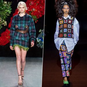 Клетка, цвет и многослойность: основные тенденции Недели моды в Лондоне