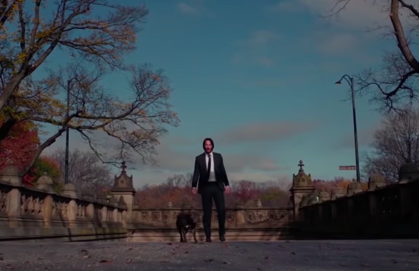 Джон Уик Киану Ривз собака человек