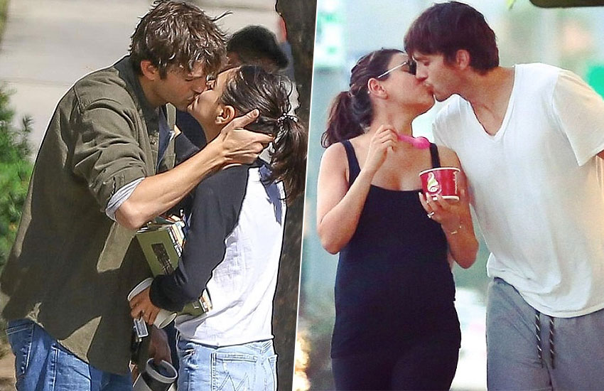 Мила Кунис и Эштон Кутчер Мила Кунис и Эштон Кутчер