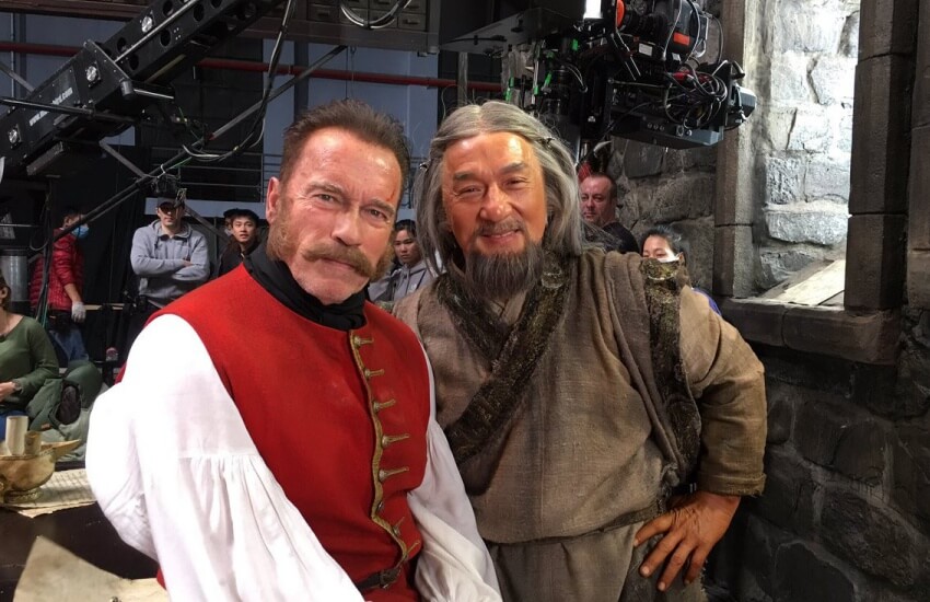 Арнольд Шварценеггер против Джеки Чана в трейлере «Тайна печати дракона»