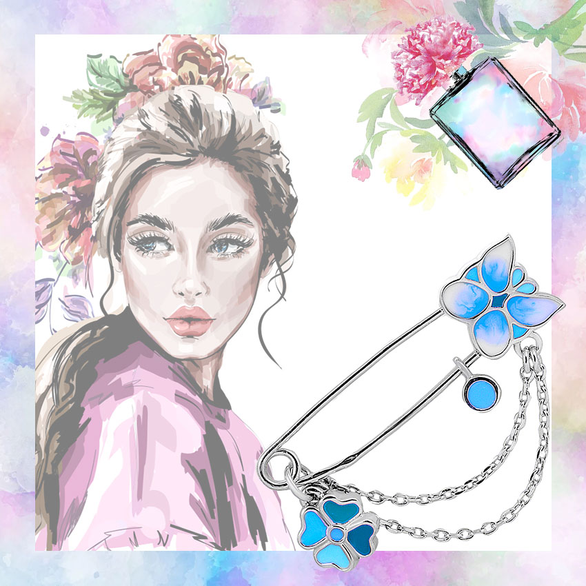 английская булавка мода аксессуар украшение брошь тренд