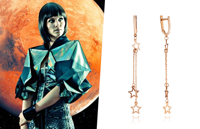 космос день космонавтики украшения аксессуары космический стиль