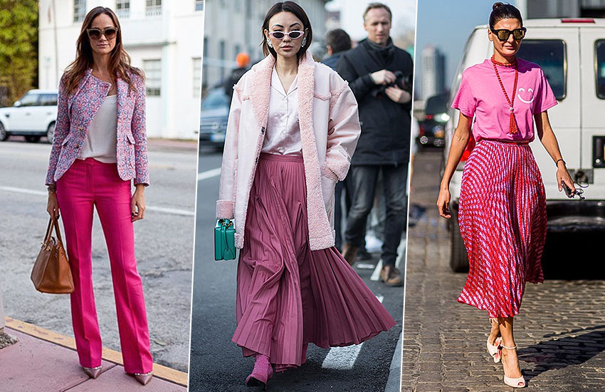 Розовый цвет одежда летние тренды советы стилиста