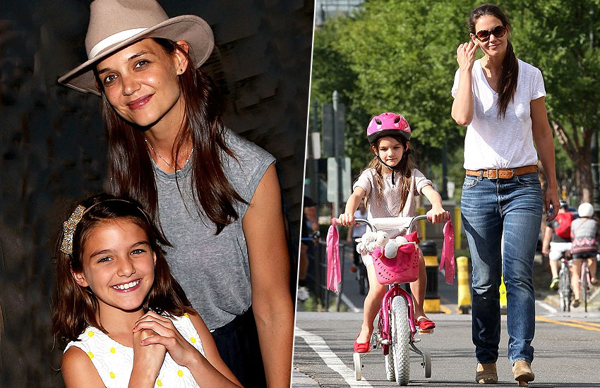 Кэти Холмс с дочкой Сури Круз Кэти Холмс с дочкой Сури Круз