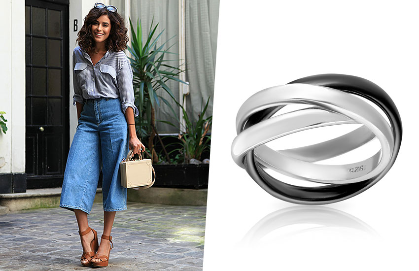 Джинсы тренды 2019 советы стилиста кюлоты кольцо Тринити