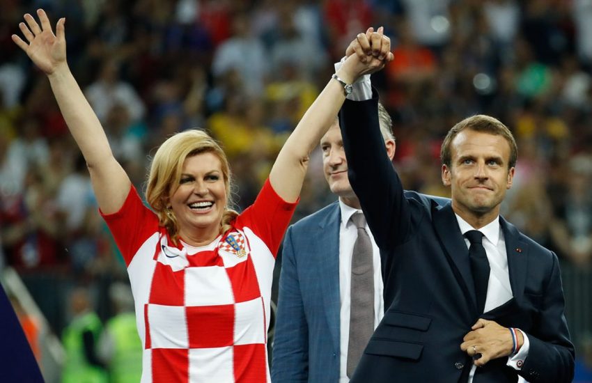 Колинда Грабар-Китарович Эммануэль Макрон Колинда Грабар-Китарович Эммануэль Макрон