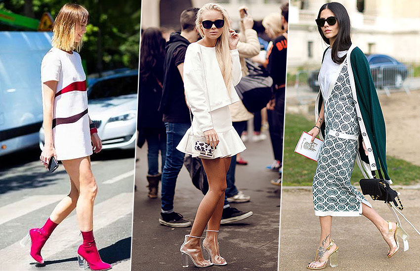 Тренды летней обуви 2019 прозрачный пластик