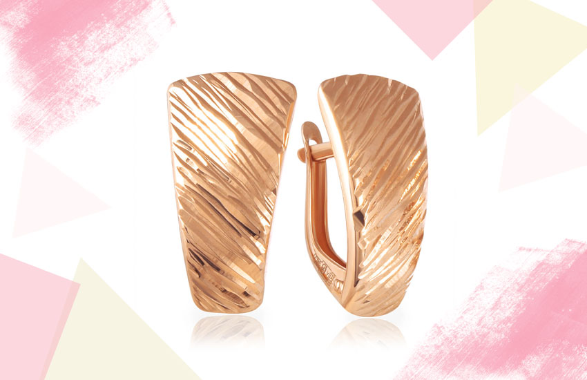 серьги золото