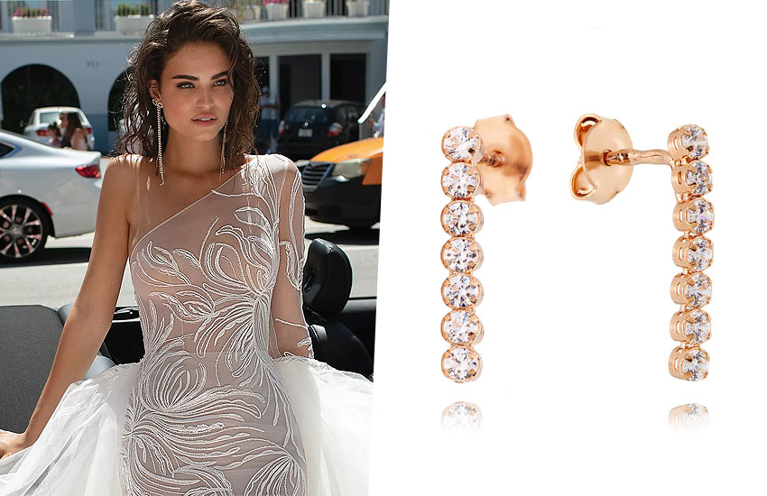 Летняя свадьба советы невеста серьги кристаллы Swarovski