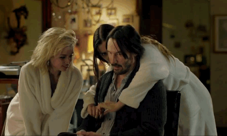 Киану Ривз кадр гифка