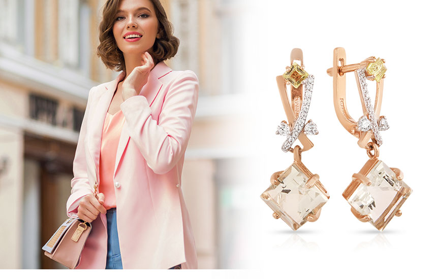 Peach Pink PANTONE 15-1530 персиковый розовый пантон украшение серьги