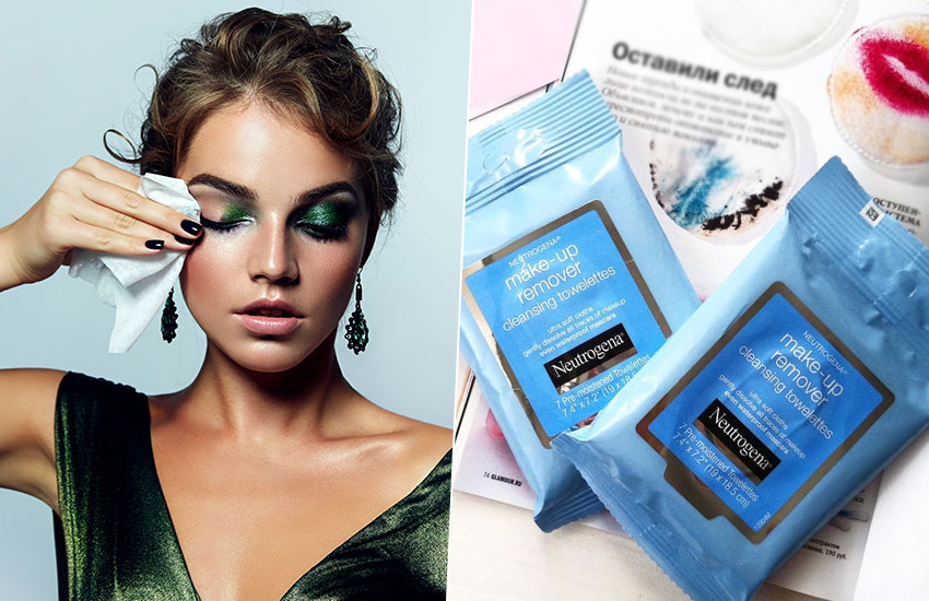 косметика девушка уход за кожей очищающие салфетки