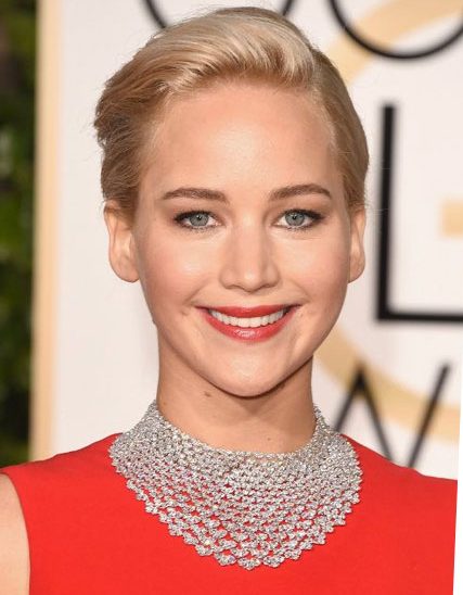 Дженнифер Лоуренс колье серьги украшения драгоценности