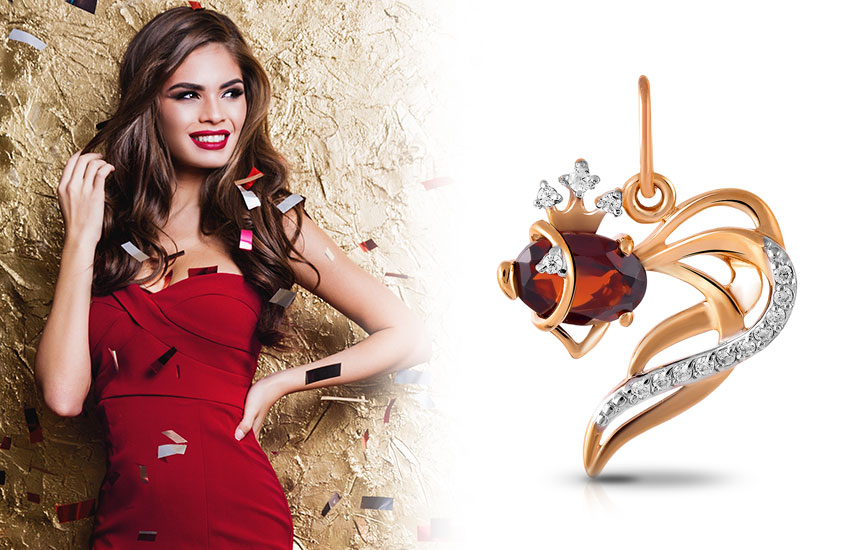 Гранат драгоценный камень украшения драгоценности мода тренды