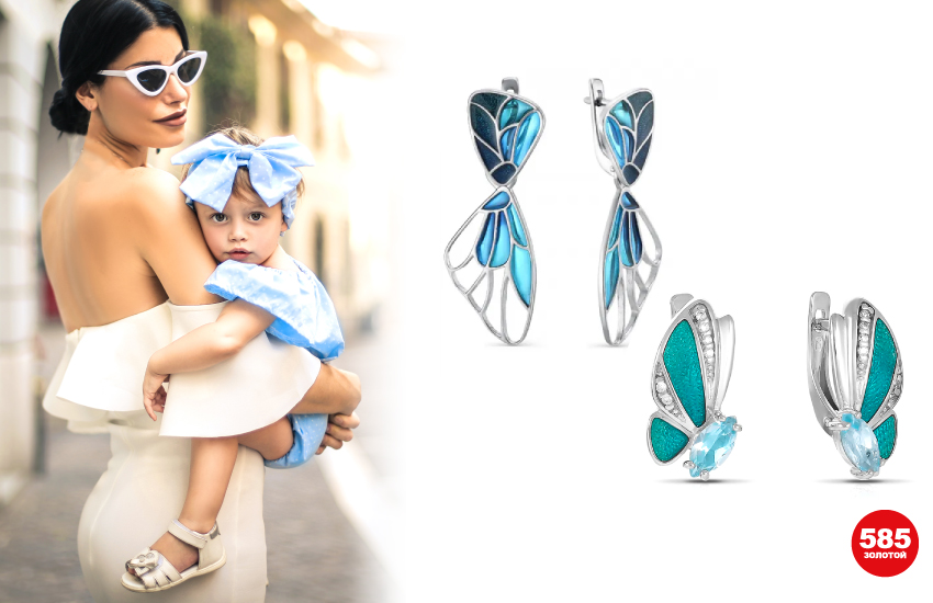 украшения с эмалью, тренд лета, лето 2022, украшения, ювелирные тренды, аксессуары, 585 золотой