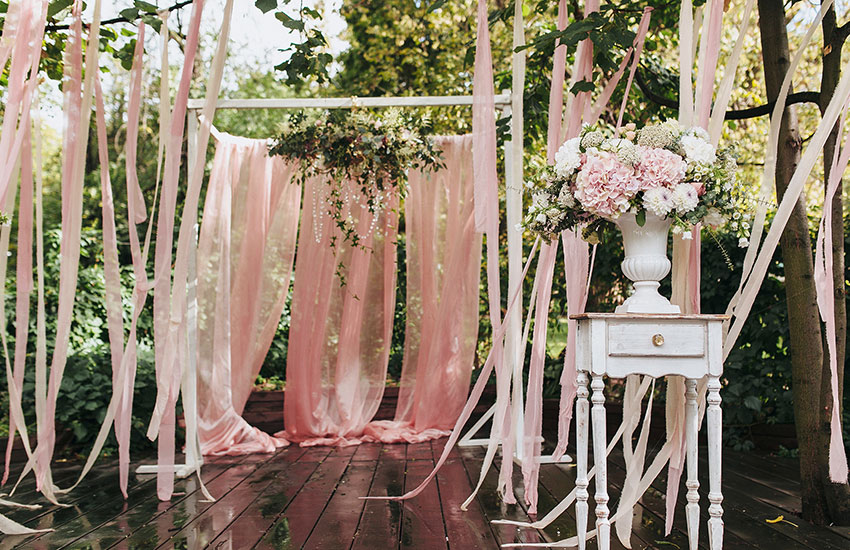 розовая свадьба стиль аксессуары бракосочетание советы стилиста невеста 