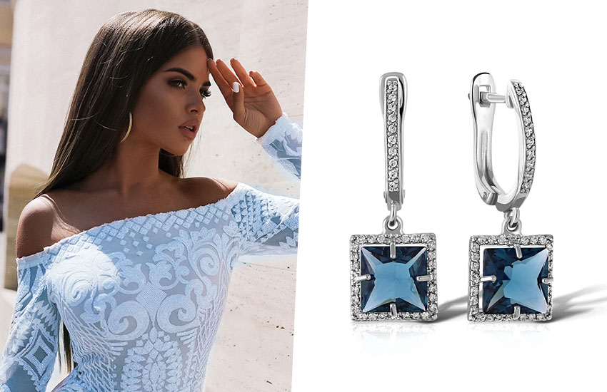 Девушка серебро украшения стиль тренды