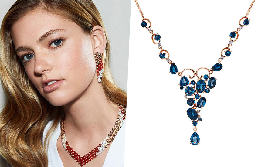 украшения ювелирные тренды 2019 осень советы стилиста топазы колье украшения ювелирные тренды 2019 осень советы стилиста топазы колье