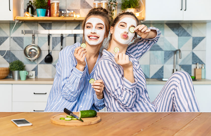 Девушки уход за кожей косметика