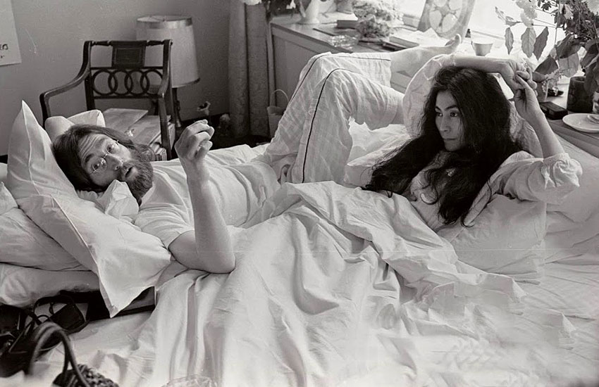 Йоко Оно и Джон Леннон муза для мужа семья звезды