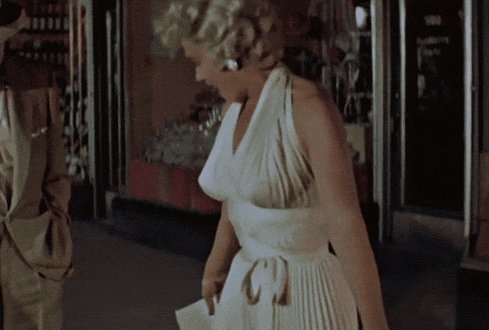 Мэрилин Монро платье соблазнение женственность