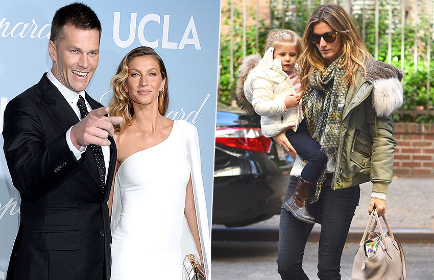 Жизель Бюндхен Том Брэди семья