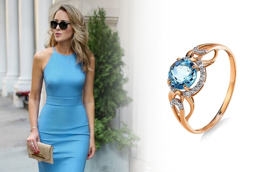 коктейльное кольцо девушка украшения