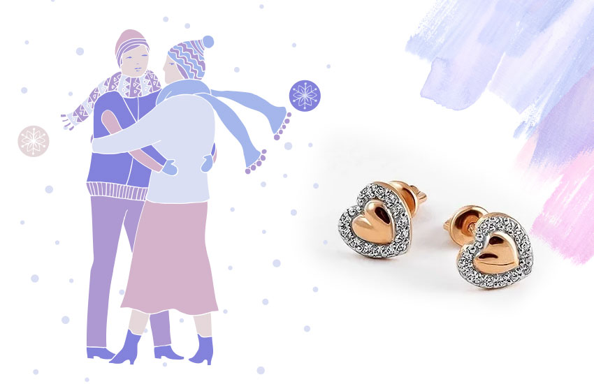 любовный гороскоп на ноябрь астропрогноз знаки Зодиака украшение серьги сердечки