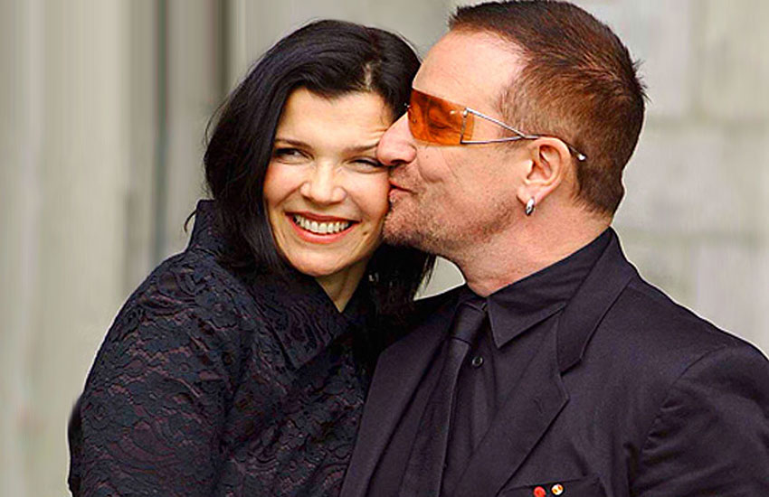 Боно U2 с женой Элисон Хьюстон Боно U2 с женой Элисон Хьюстон