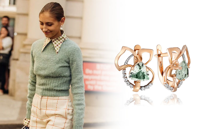 Тихий рассвет цвет года 2020 тренды мода советы серьги