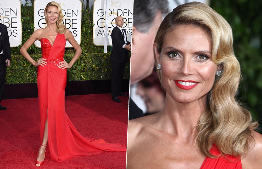 Золотой глобус 2015 Хайди Клум Золотой глобус 2015 Хайди Клум