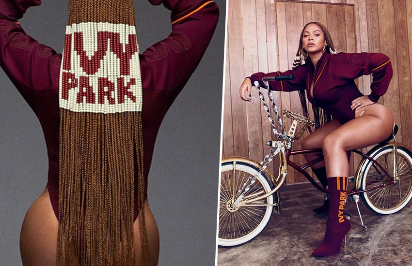 коллаборация adidas x IVY PARK Бейонсе beyonce спортивные костюмы кроссовки ботильоны-носки боди
