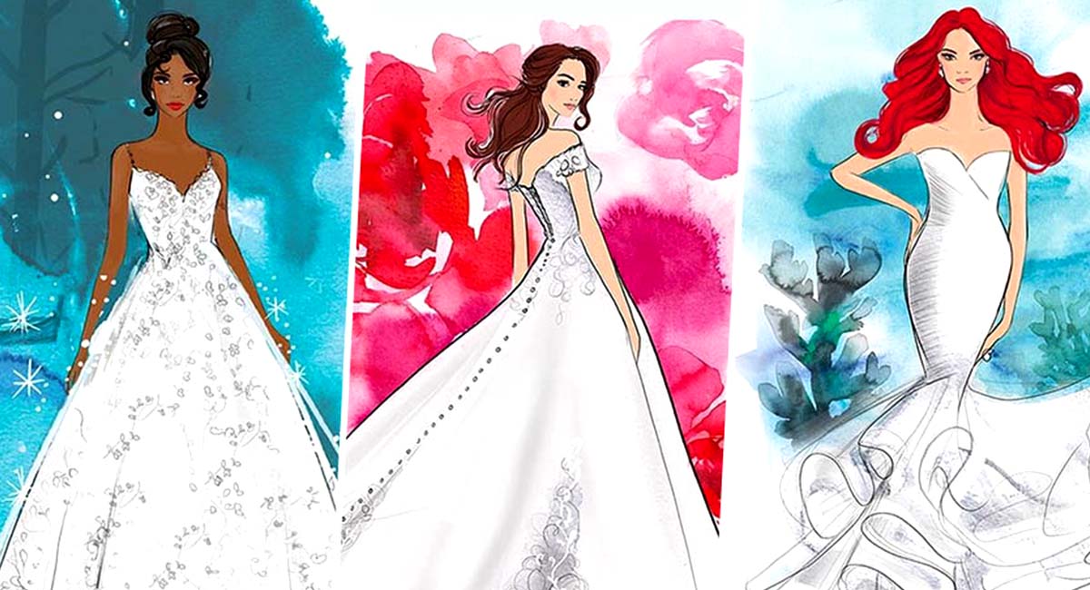 Disney и Allure Bridals создали коллекцию свадебных нарядов принцесс