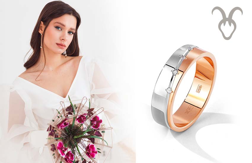невеста свадьба как выбрать обручальное кольцо знак зодиака