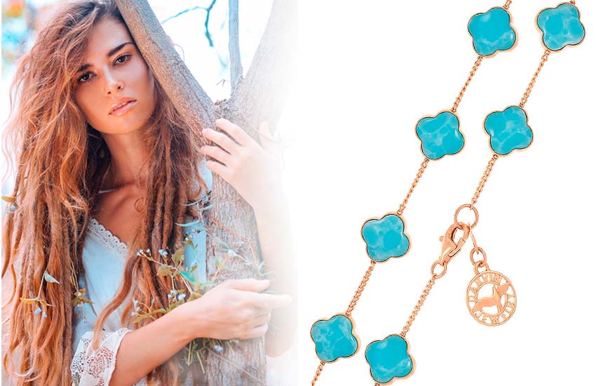 девушка стиль мода тренды бирюза ларимар свойства камня