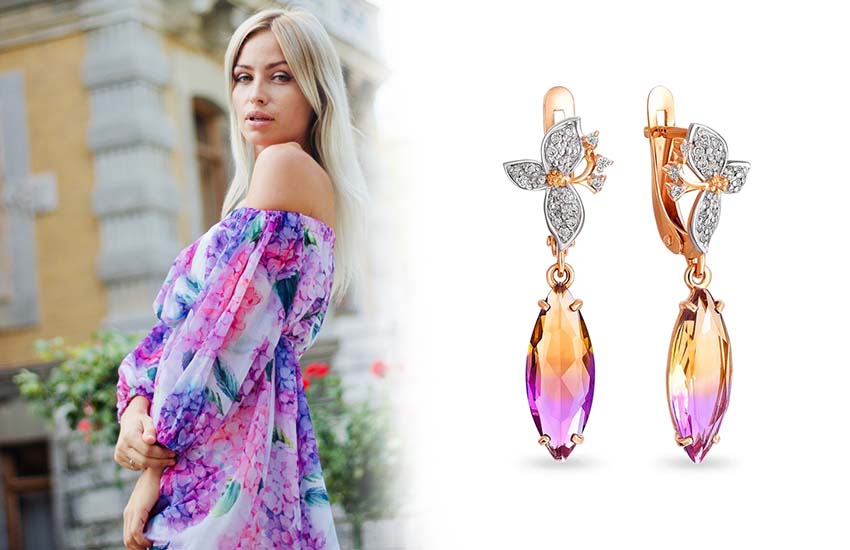 женственность девушка стиль украшения драгоценные камни аметрин женственность девушка стиль украшения драгоценные камни аметрин