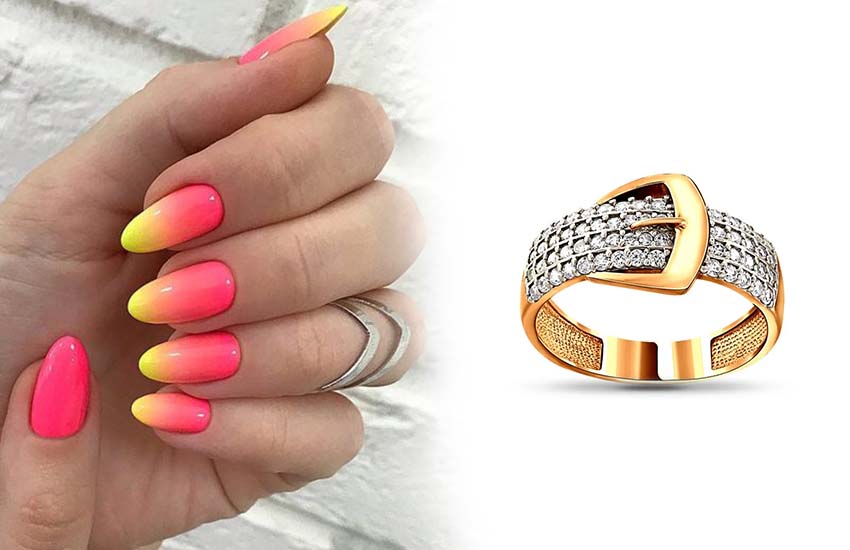 маникюр дизайн ногтей бьюти весна 2020 тренды украшение кольцо 585 золотой маникюр дизайн ногтей бьюти весна 2020 тренды украшение кольцо 585 золотой