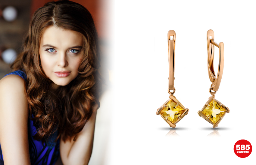украшения, природные данные, серьги под цвет глаз, драгоценные камни, советы стилиста, как выбрать украшение, 585 золотой
