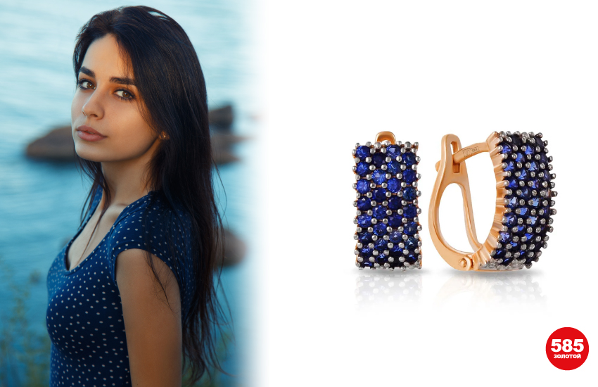 украшения, природные данные, серьги под цвет глаз, драгоценные камни, советы стилиста, как выбрать украшение, 585 золотой