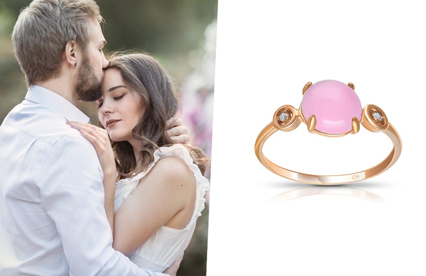 Романтика талисман драгоценный камень удача в любви розовый кварц