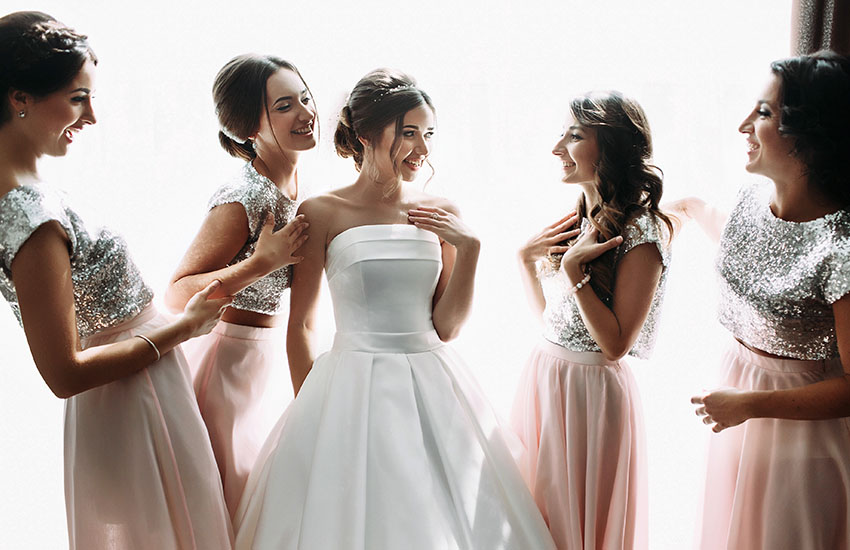невеста свадьба подружки невесты