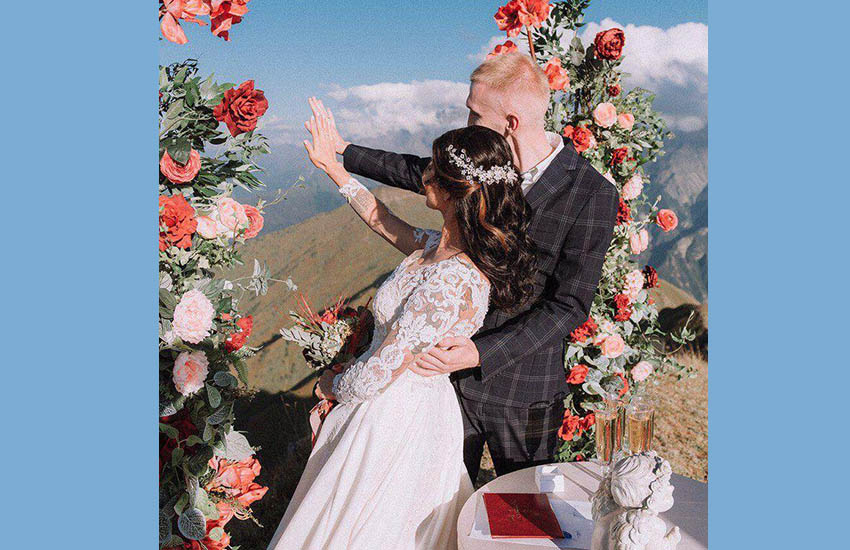 самая высокогорная свадьба в истории