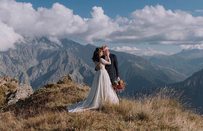 самая высокогорная свадьба в истории