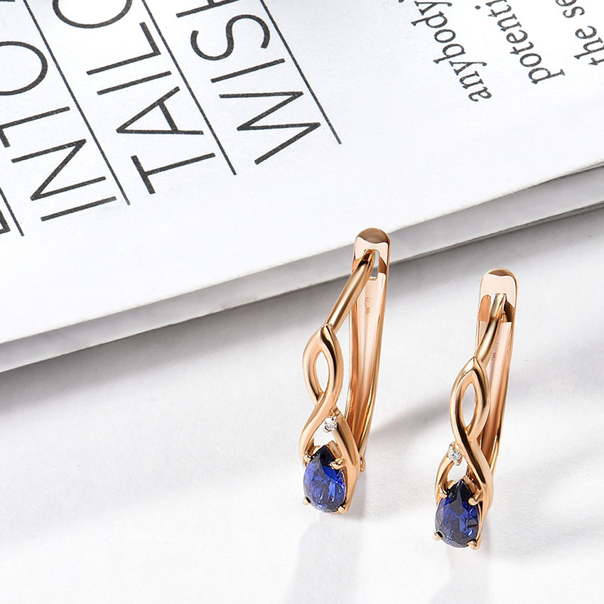 585 золотой, выгодная покупка, Новый год, подарки, серьги