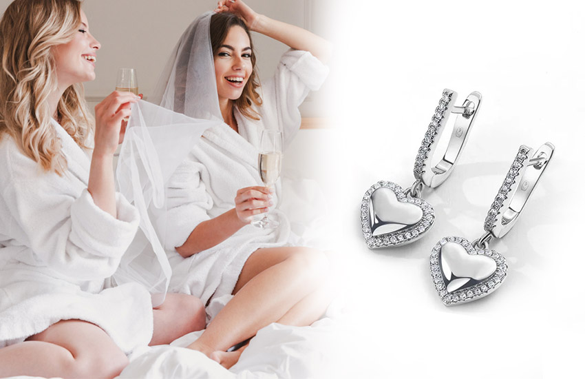 585*Золотой, серьги, девичник, праздник невесты, свадебная подготовка